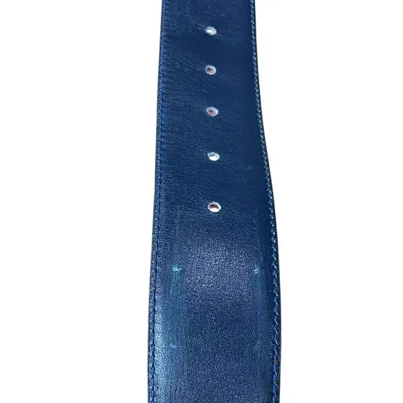 Gucci Navy/Burgundy Reversible Belt